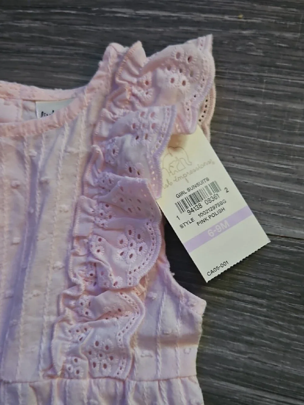 First Impressions sleeveless romper